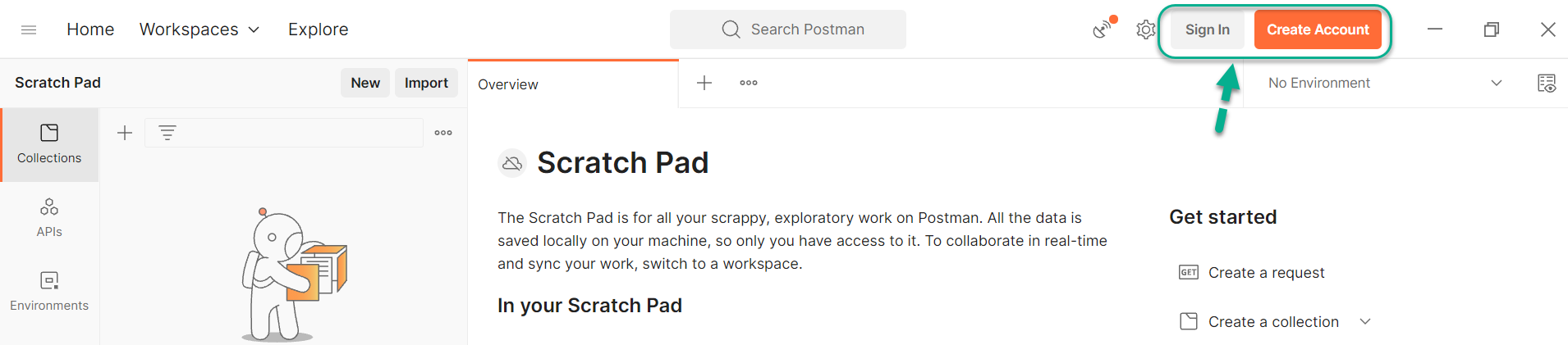 setup and connect to the Dataverse environment in Postman